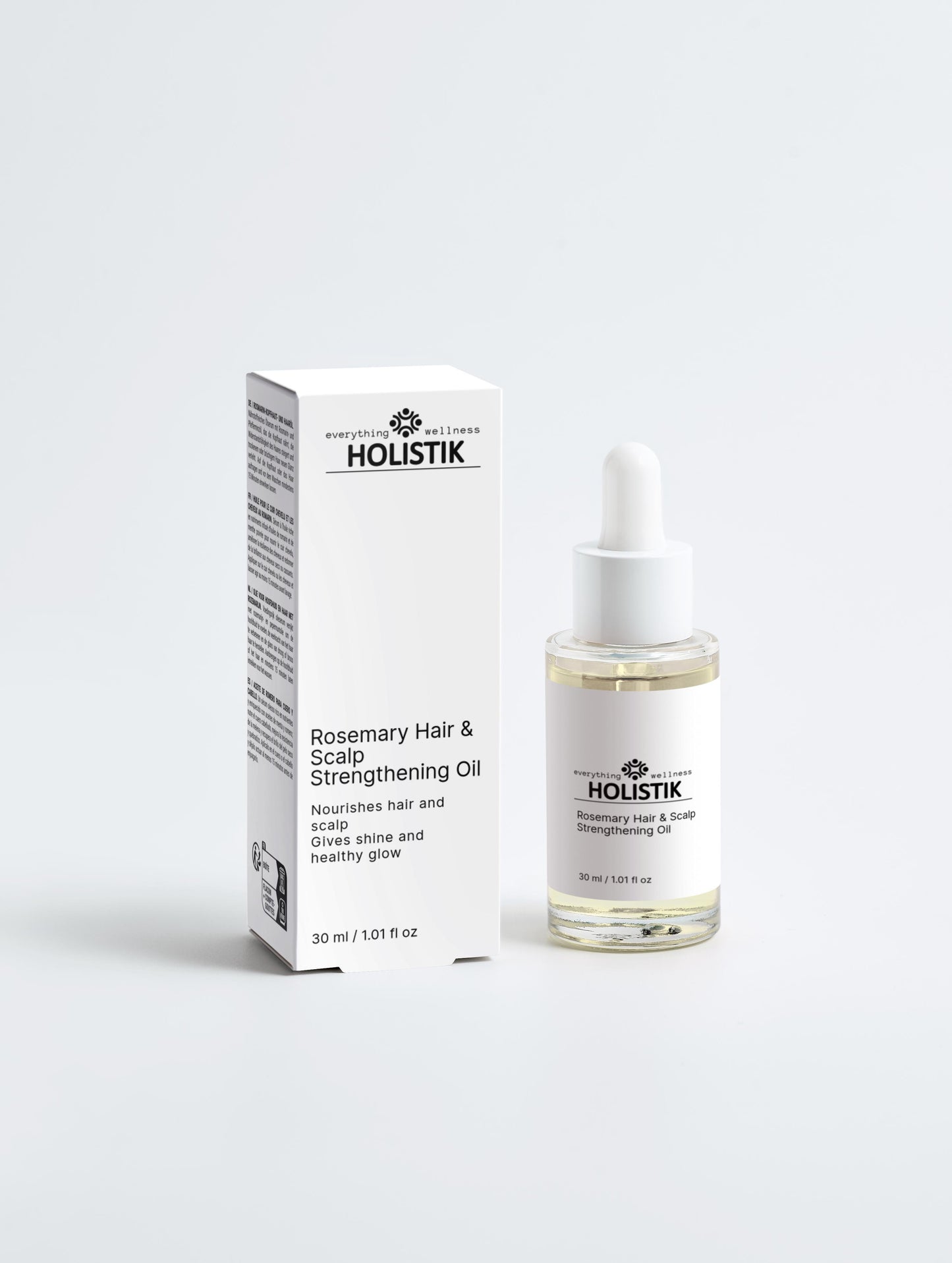 Rosemary Hair & Scalp Strengthening Oil – Premium Botanical Blend for Nourished, Radiant Hair (30 ml / 1.01 fl oz)