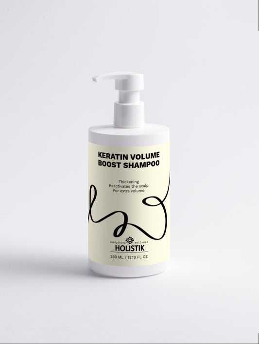 Keratin Volume Boost Shampoo – Strengthening & Volumizing Formula (390 ml / 13.19 fl oz)