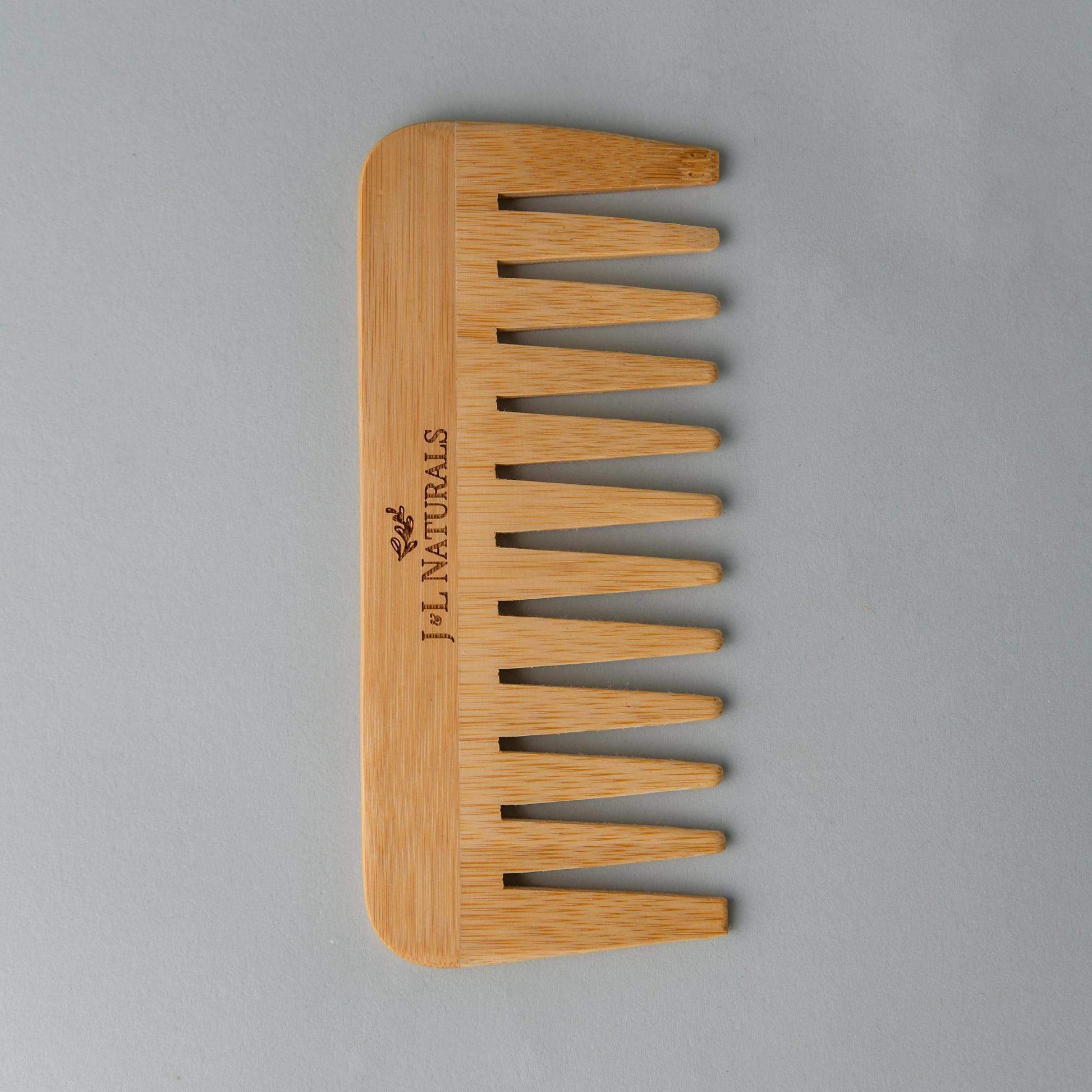 Bamboo Detangling Comb-1
