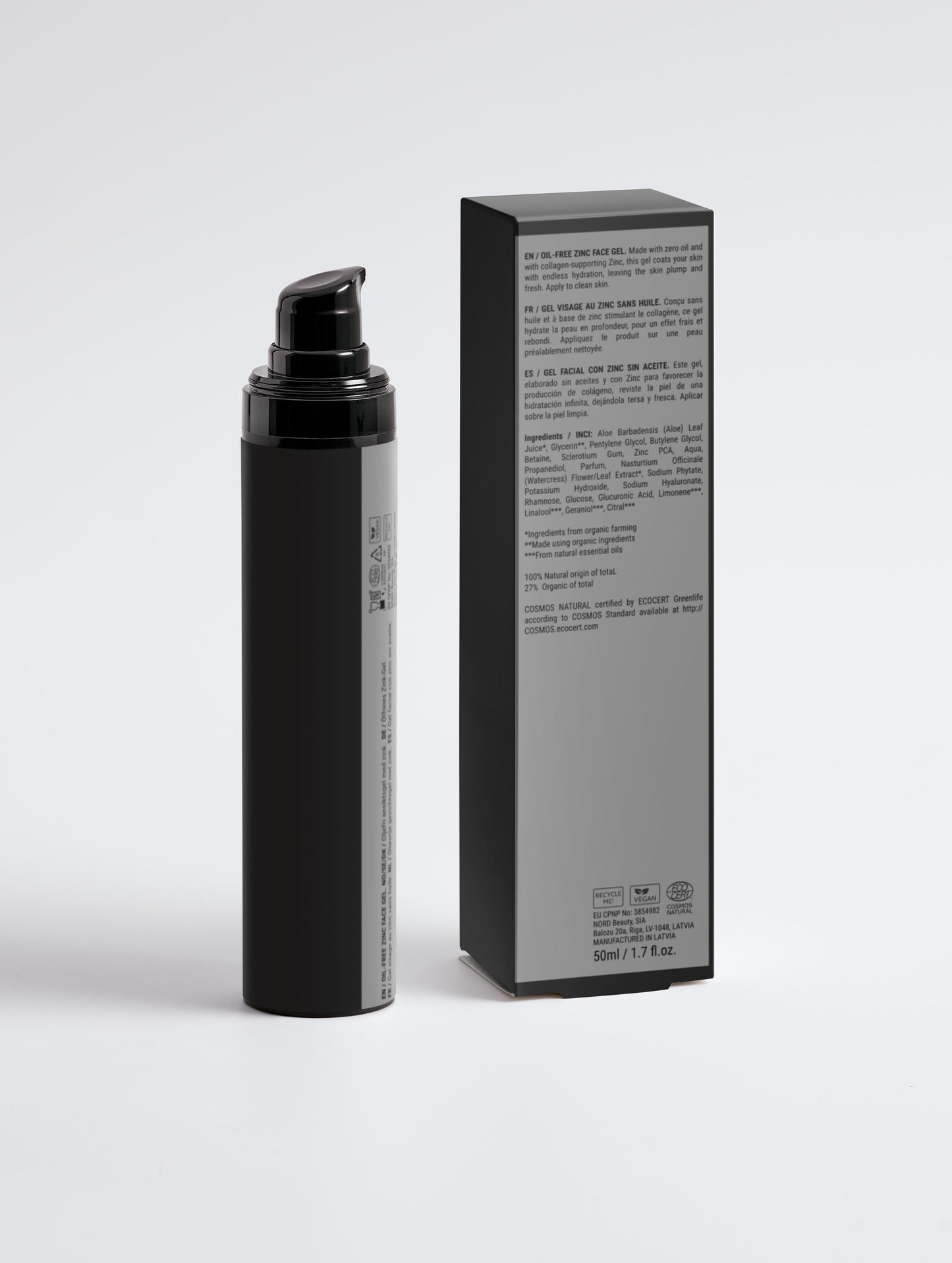 Men’s Oil-Free Moisturizer – Lightweight Hydration with Collagen-Supporting Zinc (50 ml)