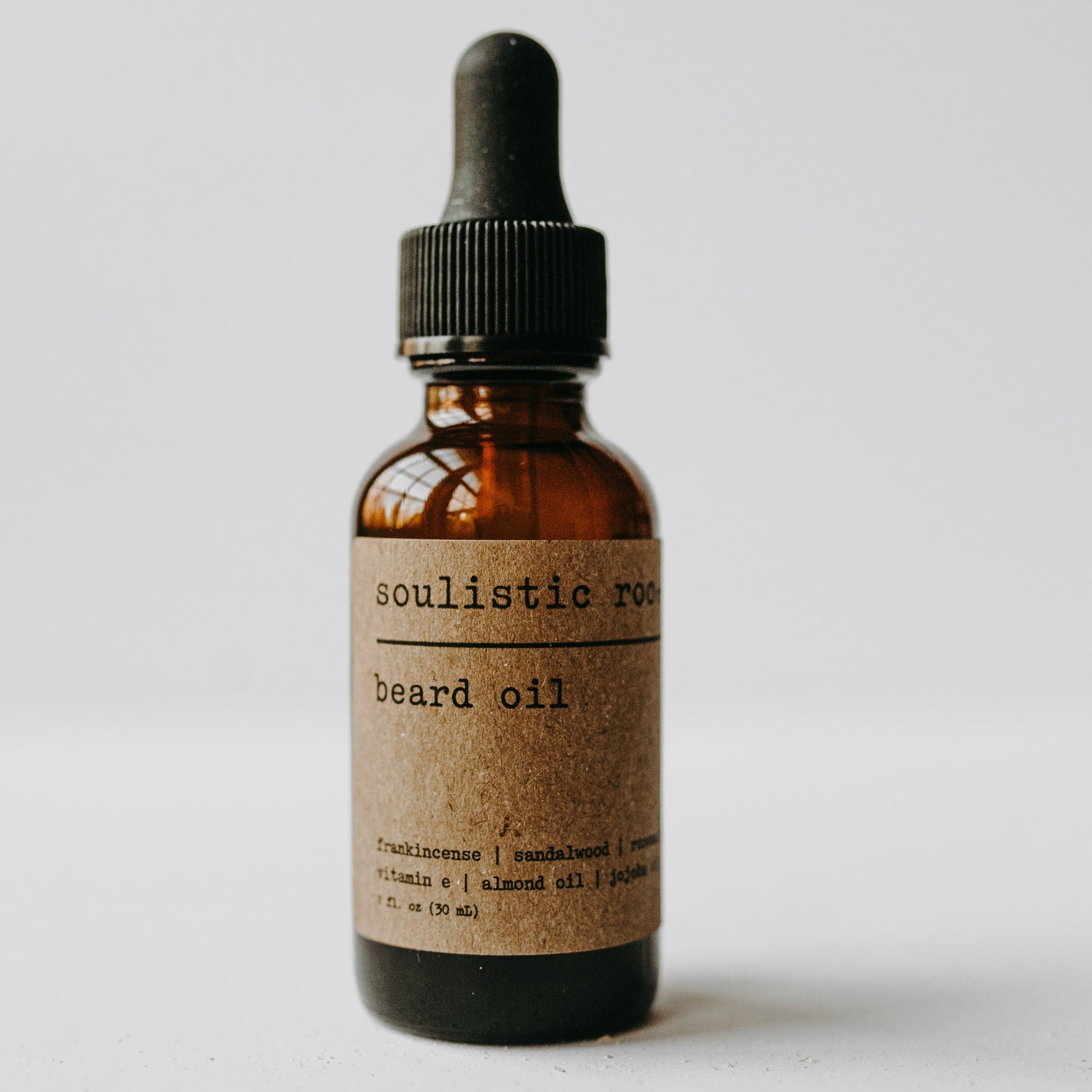 Natural Bearded Men's Beard Oil with Frankincense Sandalwood Rosemary-2
