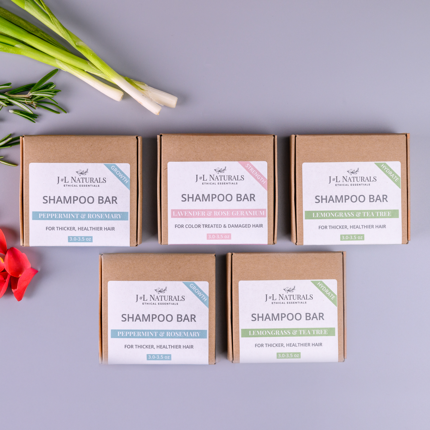 Sulfate-Free Shampoo Bar Bundle (5-Pack)-0